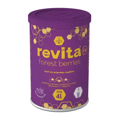 Revita Forrest Berries, dodatak prehrani s matičnom mliječi, željezom i vitaminom C, 250g