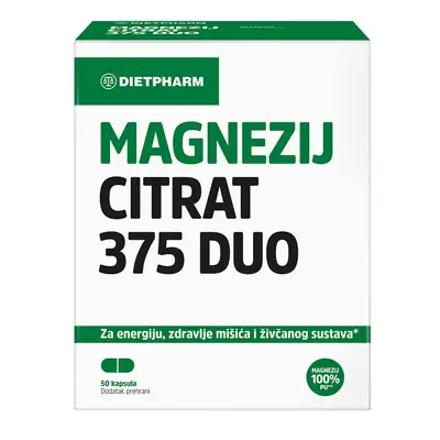 Dietpharm Magnezij citrat 375 Duo kapsule, 50 kapsula