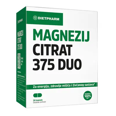 Dietpharm Magnezij citrat 375 Duo kapsule, 50 kapsula