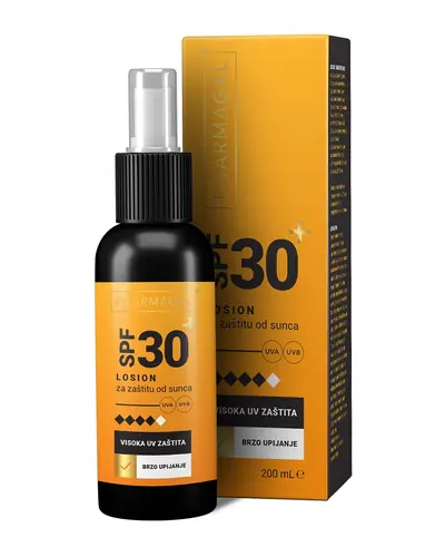 Pharmagal Losion za zaštitu od sunca SPF 30 200 ml losiona u boci