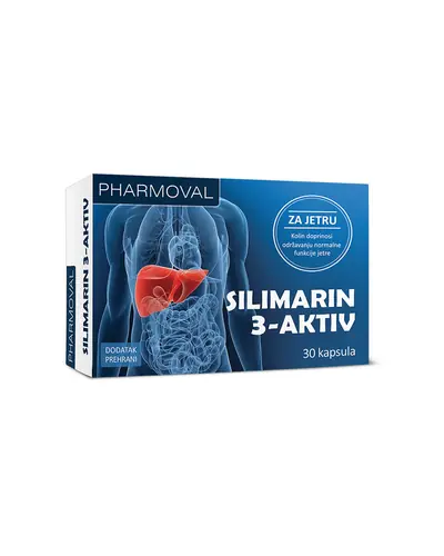 Pharmoval Silimarin 3-aktiv 30 kapsula