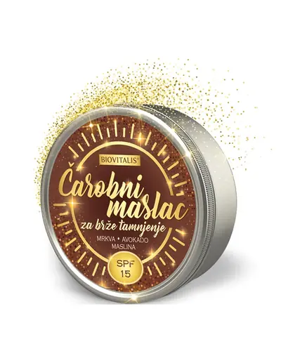 Biovitalis Čarobni maslac za brže tamnjenje SPF 15* 150 ml