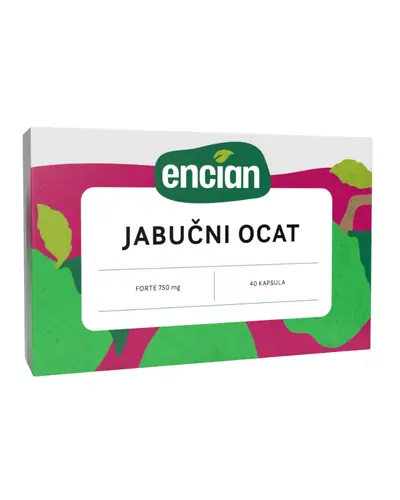 Jabučni ocat forte 750 mg, 40 kapsula