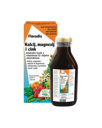 Salus Floradix kalcij, magnezij i cink, 250 ml