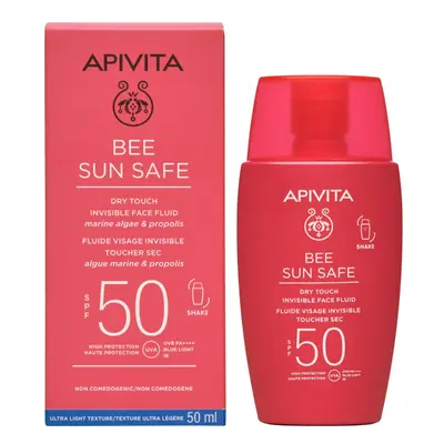 Apivita Bee sun Safe Dry-Touch fluid za lice za lice SPF 50 50ml