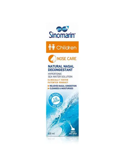 Sinomarin Children sprej za nos za djecu. Odčepljuje, čisti i vlaži sluznicu nosa. 100 ml