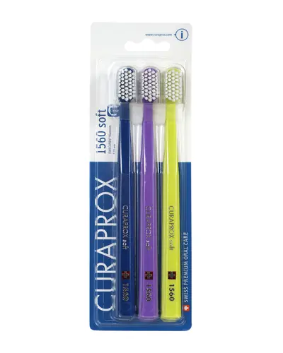 Curaprox četkica za zube 
CS 1560 Soft, 3 zubne četkice