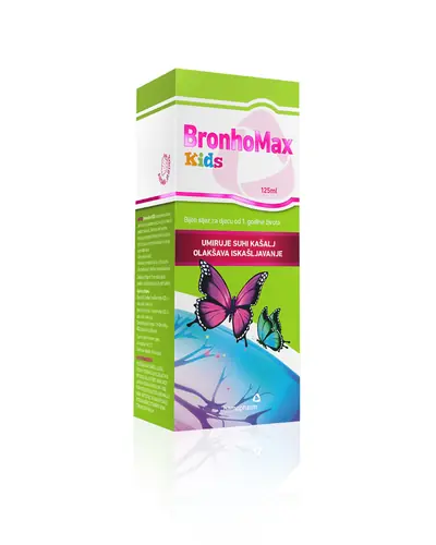 BronhoMax KIDS, sirup za kašalj,125 ml