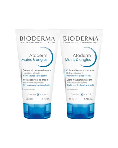 Bioderma Atoderm Krema za ruke i nokte PROMO, 50 ml + 50 ml
