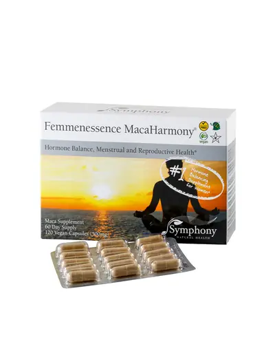 Femmenessence MacaHarmony dodatak prehrani za hormonalni balans, menstruacijsko i reproduktivno zdravlje, 120 kapsula