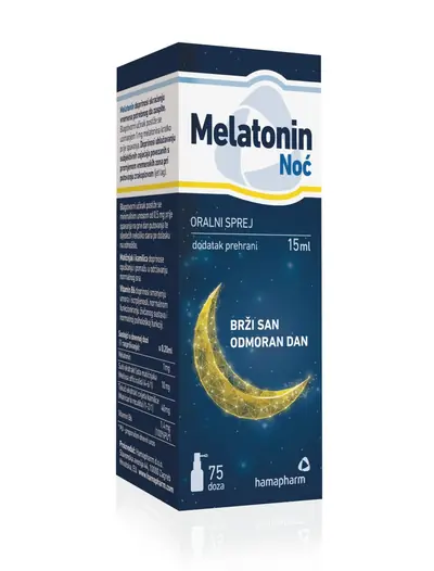 Melatonin Noć oralni sprej 15 ml