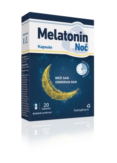 Melatonin Noć 20 kapsula