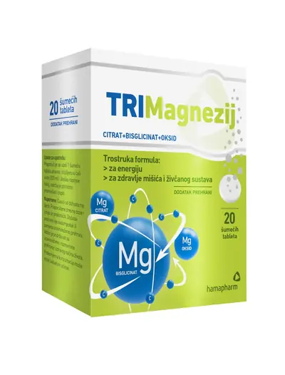 TRIMagnezij šumeće tablete a 20