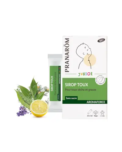 Pranarom Aromaforce BIO sirup protiv kašlja Junior 20 x 5 ml