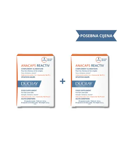 Ducray Anacaps Reactiv kapsule Duo pack PROMO, 2 x 30 kapsula