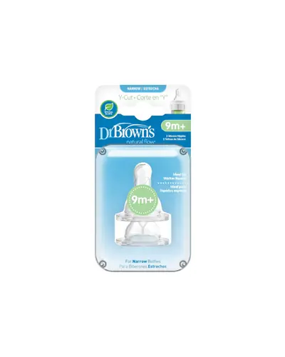 Dr.Brown's Options+ Silikonski nastavak za bočicu usko grlo, Y rez 2 sisača