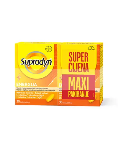 Supradyn energija, 2 x 30 tableta PROMO