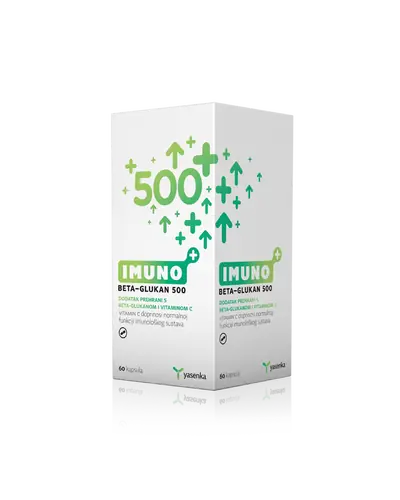 Yasenka IMUNO BETA GLUKAN 500, 60 kapsula
