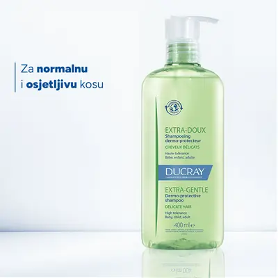 Ducray Extra-Doux dermozaštitni šampon, 400 ml-01