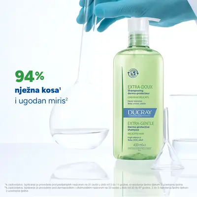 Ducray Extra-Doux dermozaštitni šampon, 400 ml-04