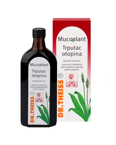 Mucoplant Trputac otopina, za olakšanje kod nadražaja gornjih dišnoih puteva, 100 ml