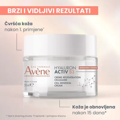 Eau Thermale Avène Hyaluron Activ B3 Krema za obnovu stanica 50 ml lončić