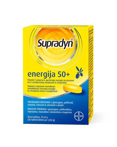 Supradyn energija 50+ , 30 tableta