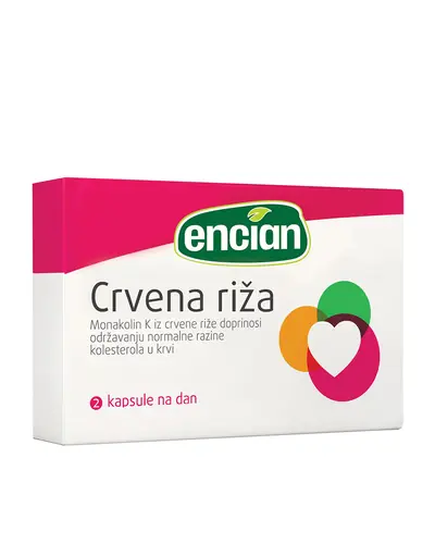 Encian Crvena riža za održavanje normalne razine kolesterola u krvi