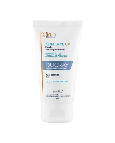 Ducray Keracnyl UV SPF 50+  Fluid protiv nepravilnosti