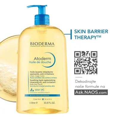 Bioderma Atoderm Huile de douche 1 L boca s pumpicom