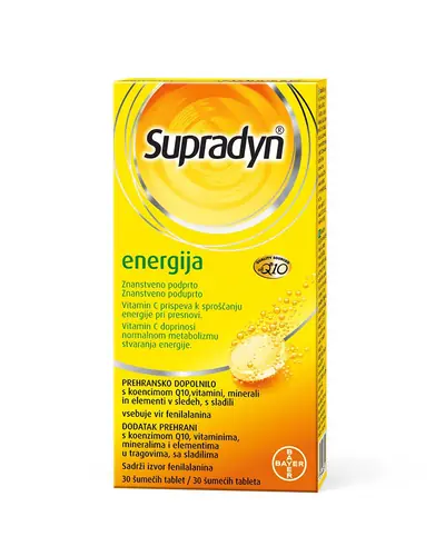 supradyn energija 30 šumećih tableta