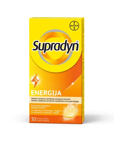 supradyn energija 30 šumećih tableta