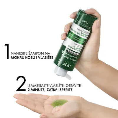 Vichy Dercos šampon protiv prijanjajuće prhuti i sebuma  250 ml