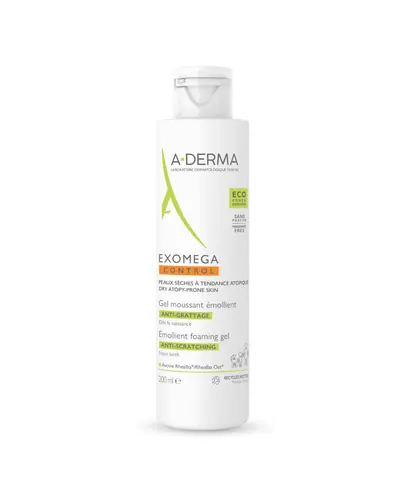 A-Derma Exomega Control emolijentni pjenušavi gel, 200 ml