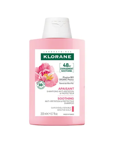 Klorane šampon za umirivanje s organskim božurom, 200 ml