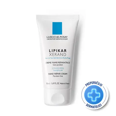 La Roche-Posay Lipikar Xerand krema za obnovu ruku, 50 ml