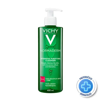 Vichy Normaderm Phytosolution Gel za dubinsko čišćenje 400 ml