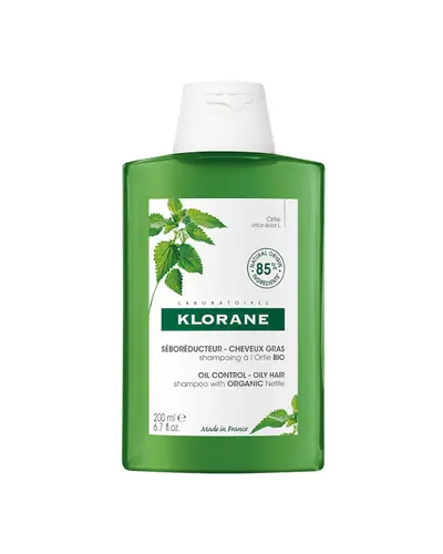 Klorane šampon s organskom koprivom za masnu kosu i vlasište, 200 ml