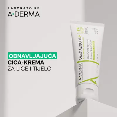 A-Derma Dermalibour+ obnavljajuća CICA-krema, 50 ml