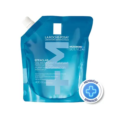 La Roche-Posay Effaclar gel za čišćenje lica, 400 ml refill