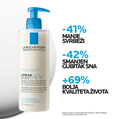 La Roche-Posay Lipikar Syndet AP+, 400 ml