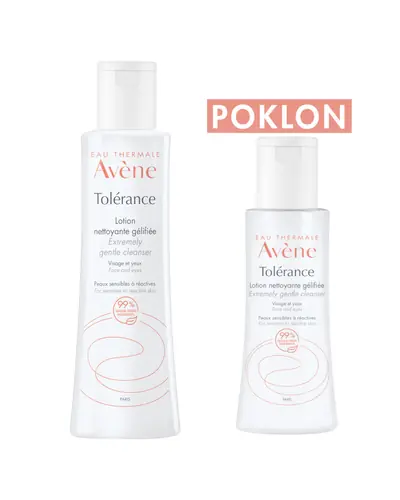 Eau Thermale Avène Tolerance Iznimno blagi losion za čišćenje, za lice i oči, kod osjetljive i reaktivne kože, 200 ml bočica