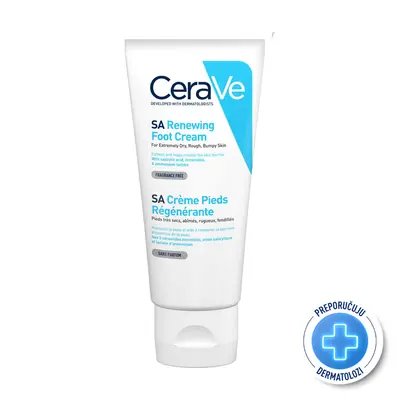 Cerave obnavljajuća krema za stopala od 88ml prikaz unutarnjeg pakiranja - tuba