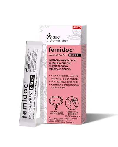 Femidoc uroexpress direkt, kod infekcije mokraćnog mjehura