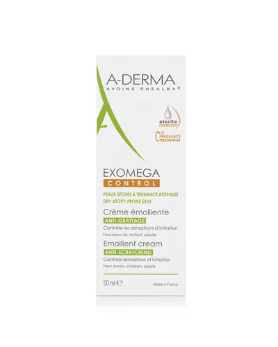 A-Derma Exomega Control emolijentna krema za sve uzraste 50 ml