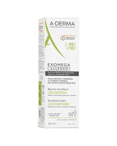 A-Derma Exomega Allergo emolijentni balzam, 200 ml