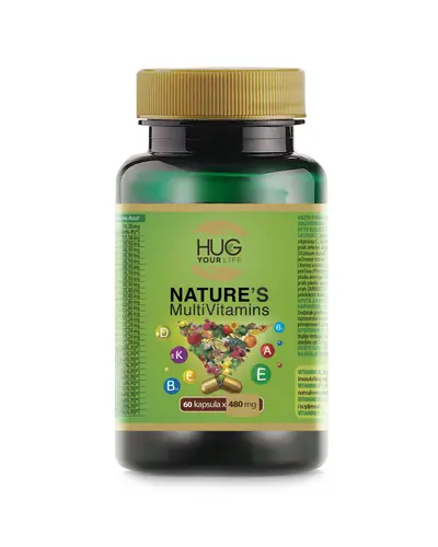 HUG NATURE’S MultiVitamins, 60 kapsula