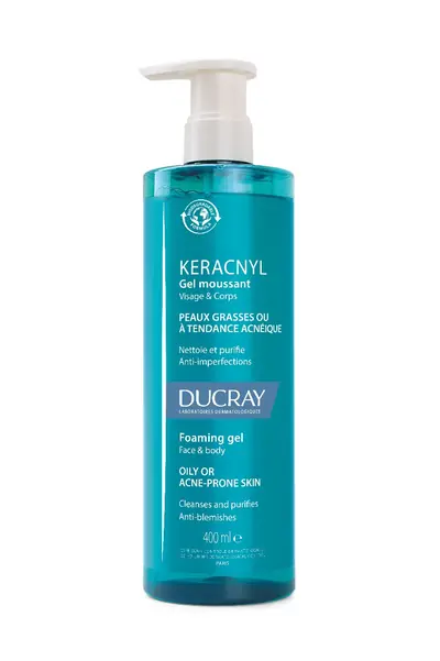 Keracnyl pjenušavi gel za lice i tijelo, za masnu kožu i kožu sklonu aknama, 400 ml