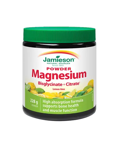 Jamieson Magnezij prašak bisglicinat citrat limun i limeta 228 g prašak