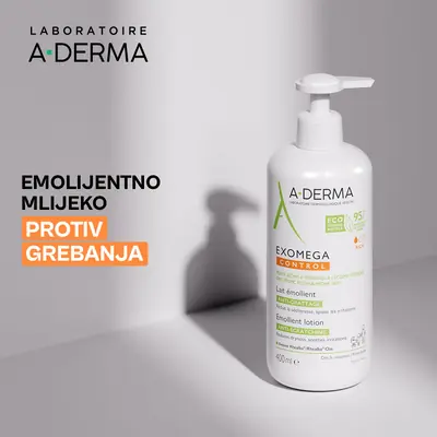 A-Derma Exomega Control emolijentno mlijeko, 400 ml - 01